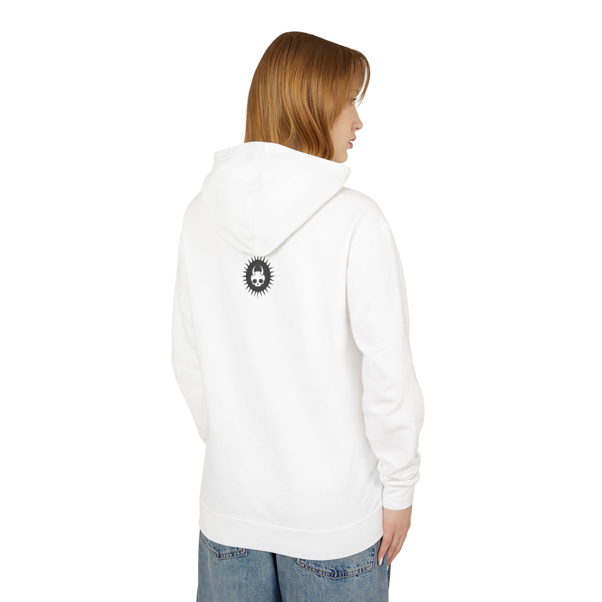 WAKE BAKE LIVE REPEAT - Unisex Lightweight Hooded Sweatshirt - Damned Threads